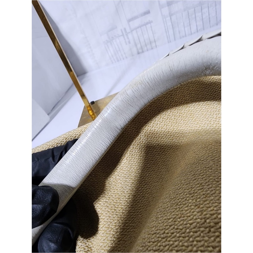 Authentic CHRISTIAN DIOR Raffia Frame Shoulder Bag Beige/Off-White - Picture 15 of 16